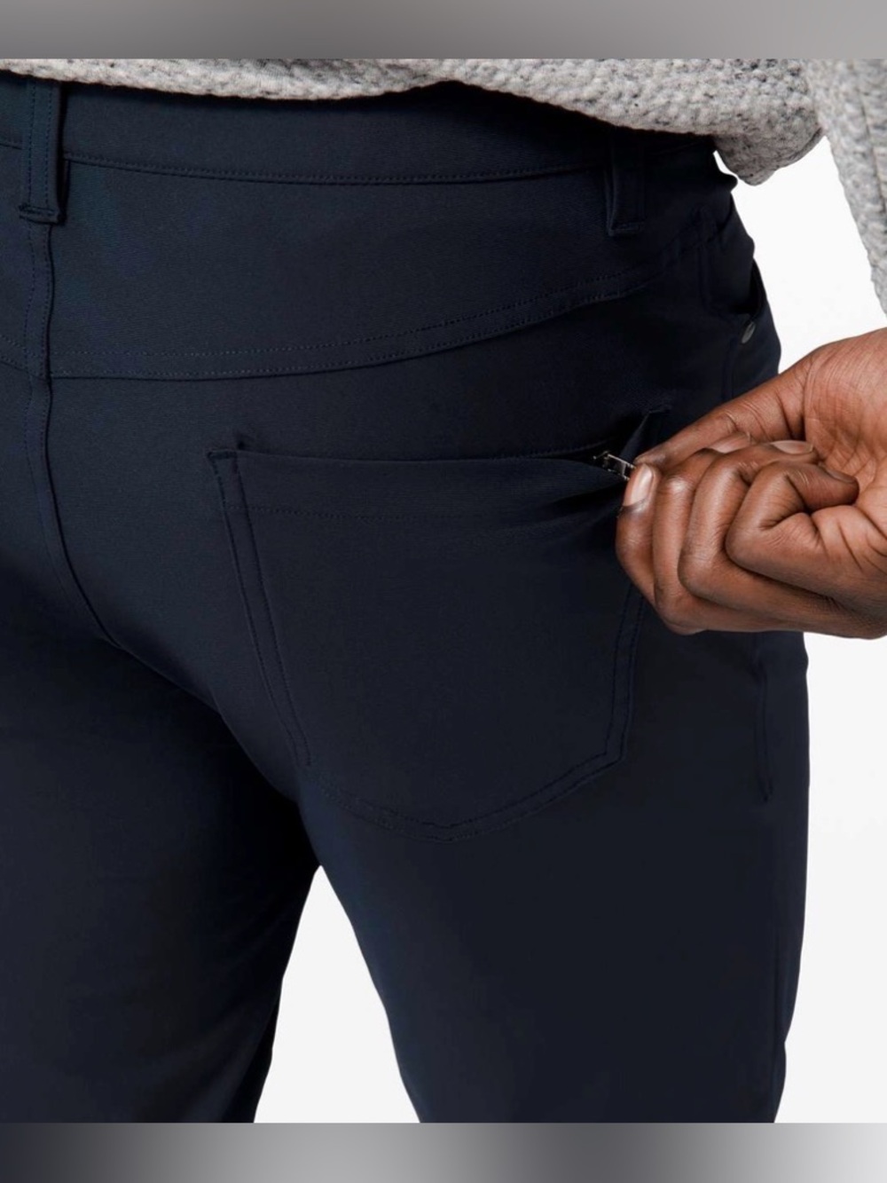 Lululemon ABC Pant Classic Warpstreme *34” in True Navy - 36x34 - Picture 4 of 9
